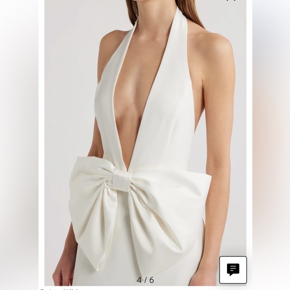 New With Tags Annique Bow Plunge Cocktail Dress - Picture 11 of 16